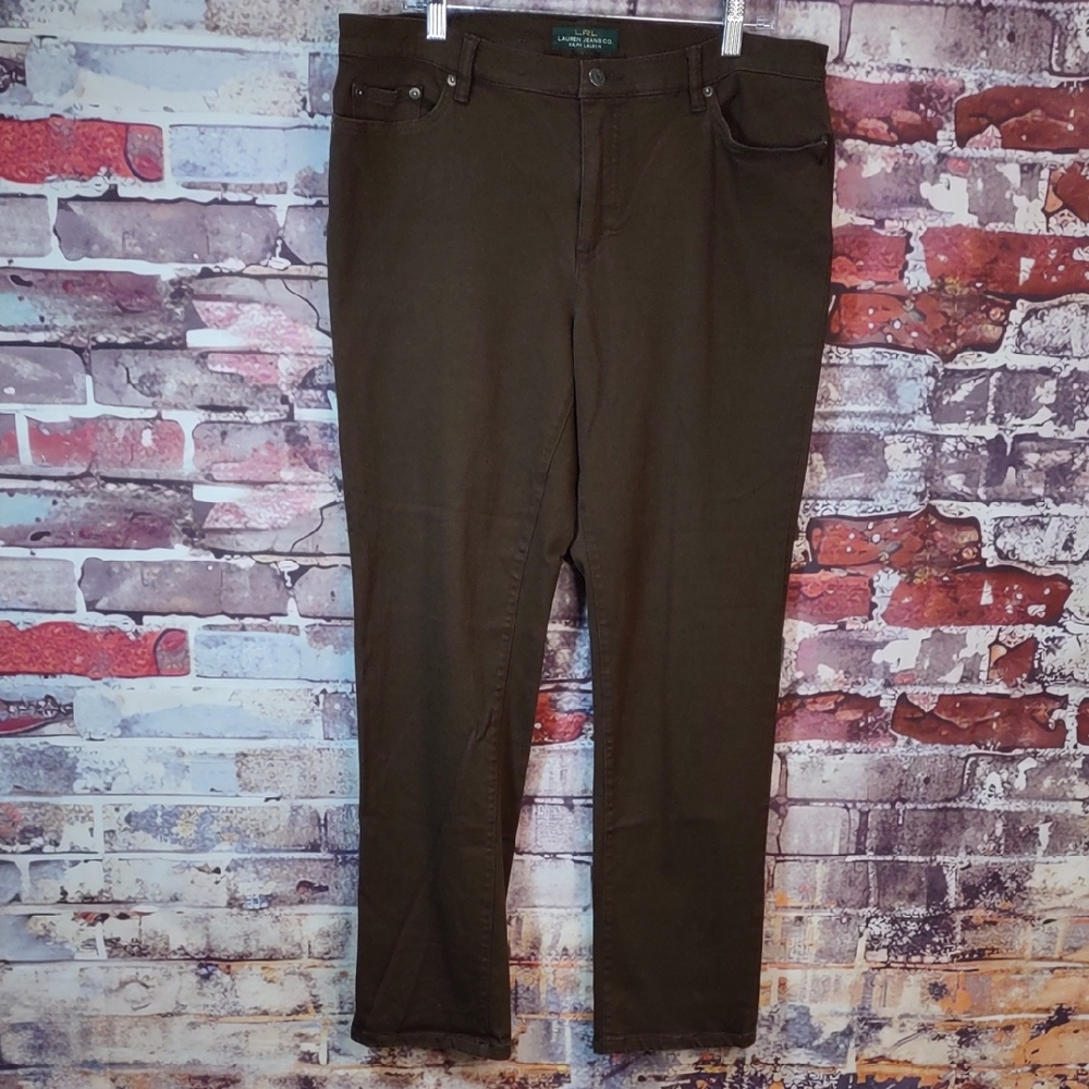 Lauren Ralph Lauren Jeans Co. Brown Jeans